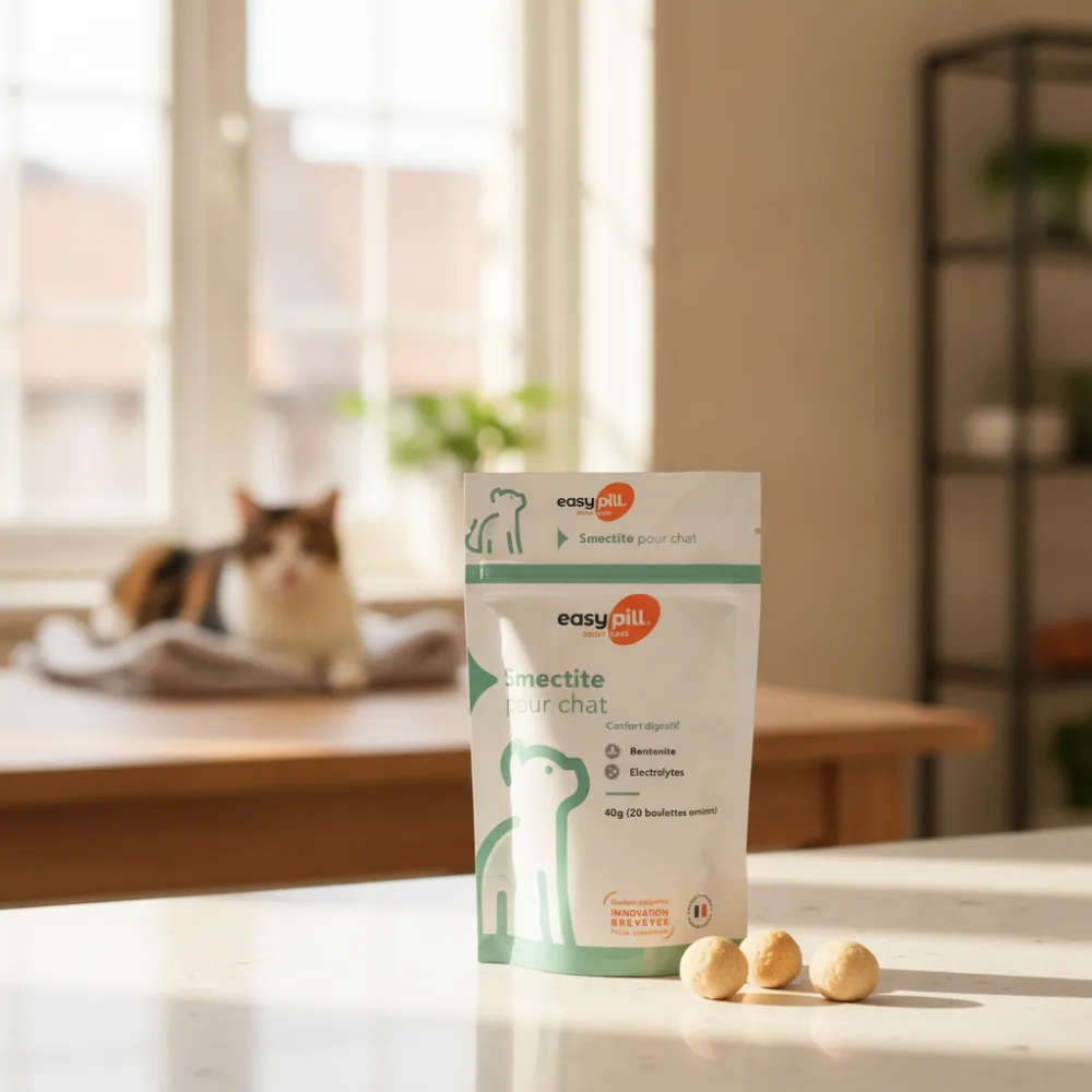 Easypill Smectite chat avis 2026 - cette argile anti-diarrhée est-elle efficace ?