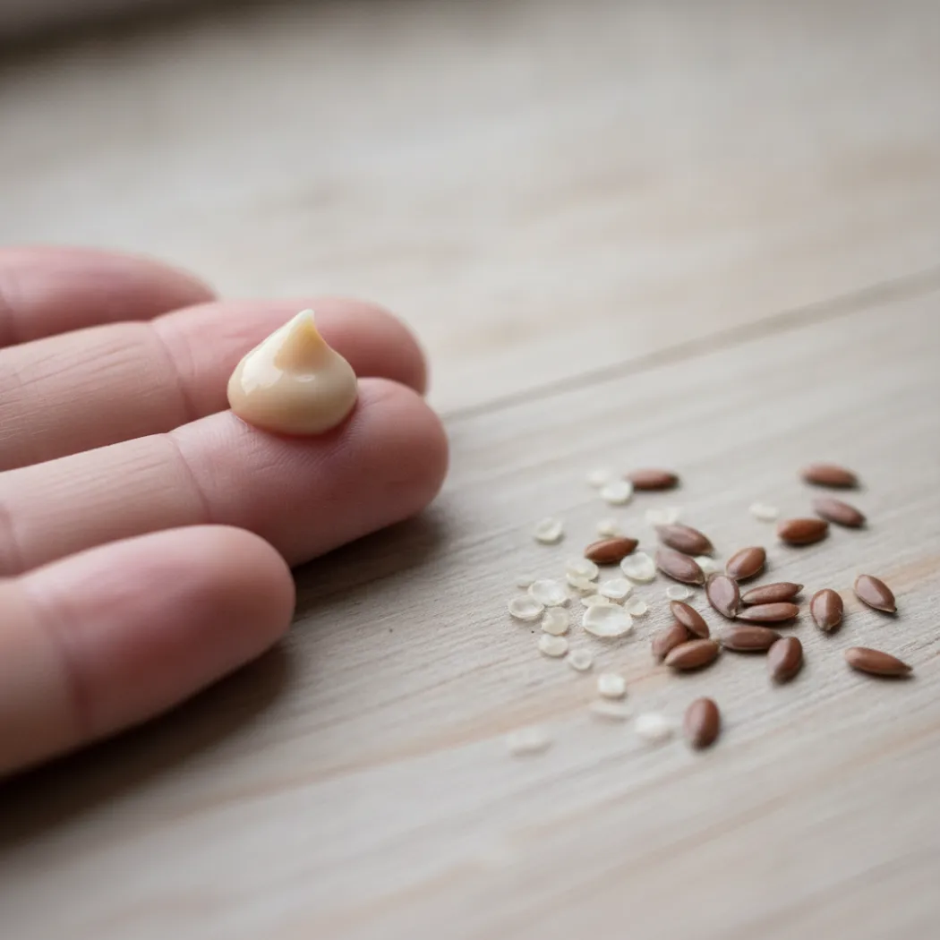 Fibres psyllium et graines végétales, actifs de la pâte Wolfsbacher Gastro Intestinal pour chat